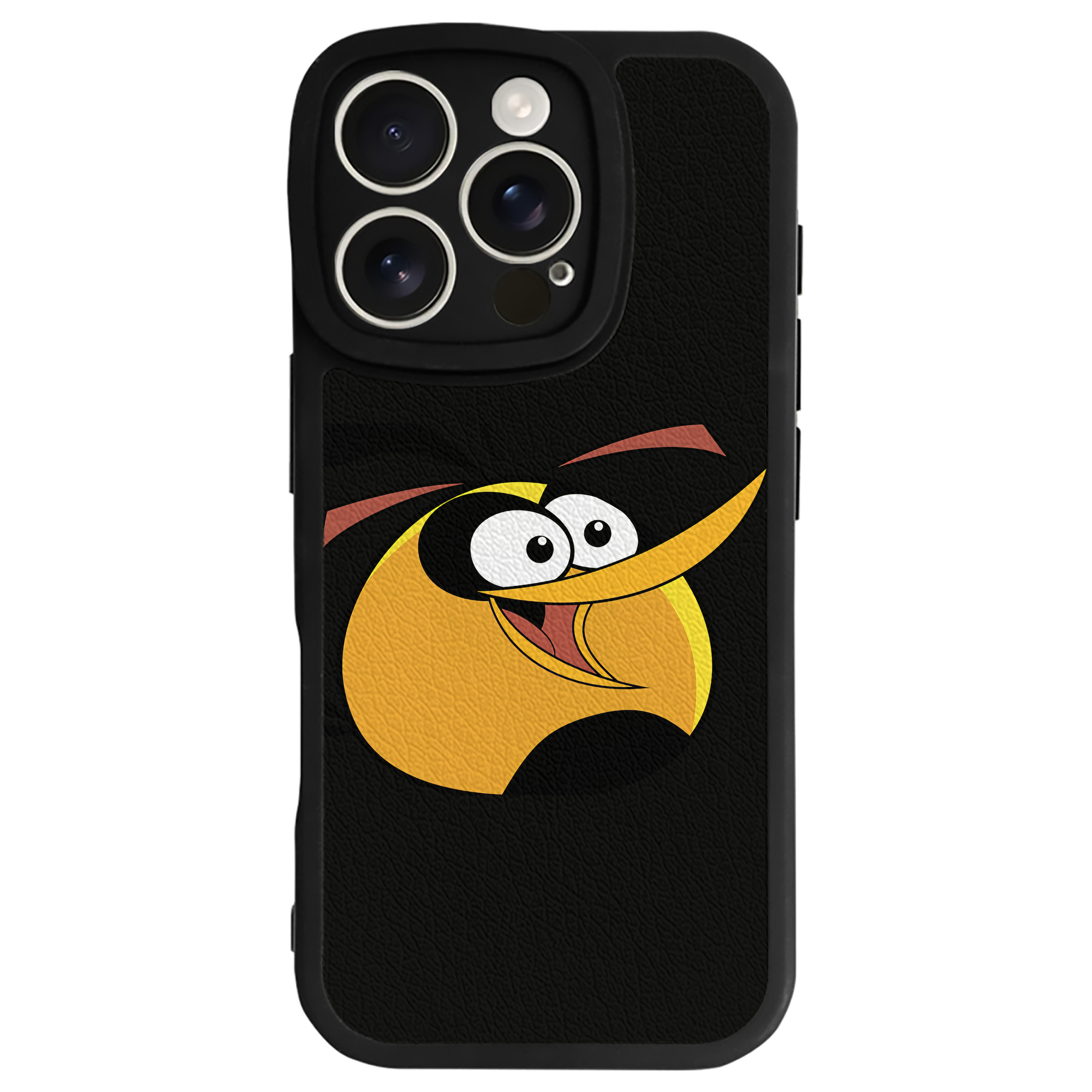 （画像用） Angry Birds アングリーバード 【iPhone 16シリーズ対応】シリコンスマホケース（レザー調） 材質：シリコン